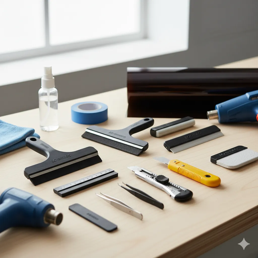 Montagewerkzeug für Folien