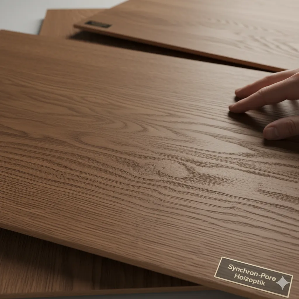 Möbelfolie in realistischer Holzoptik